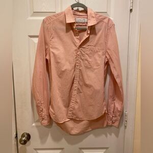 Shipley & Halmos Button-down,  Men's sz S. Peach